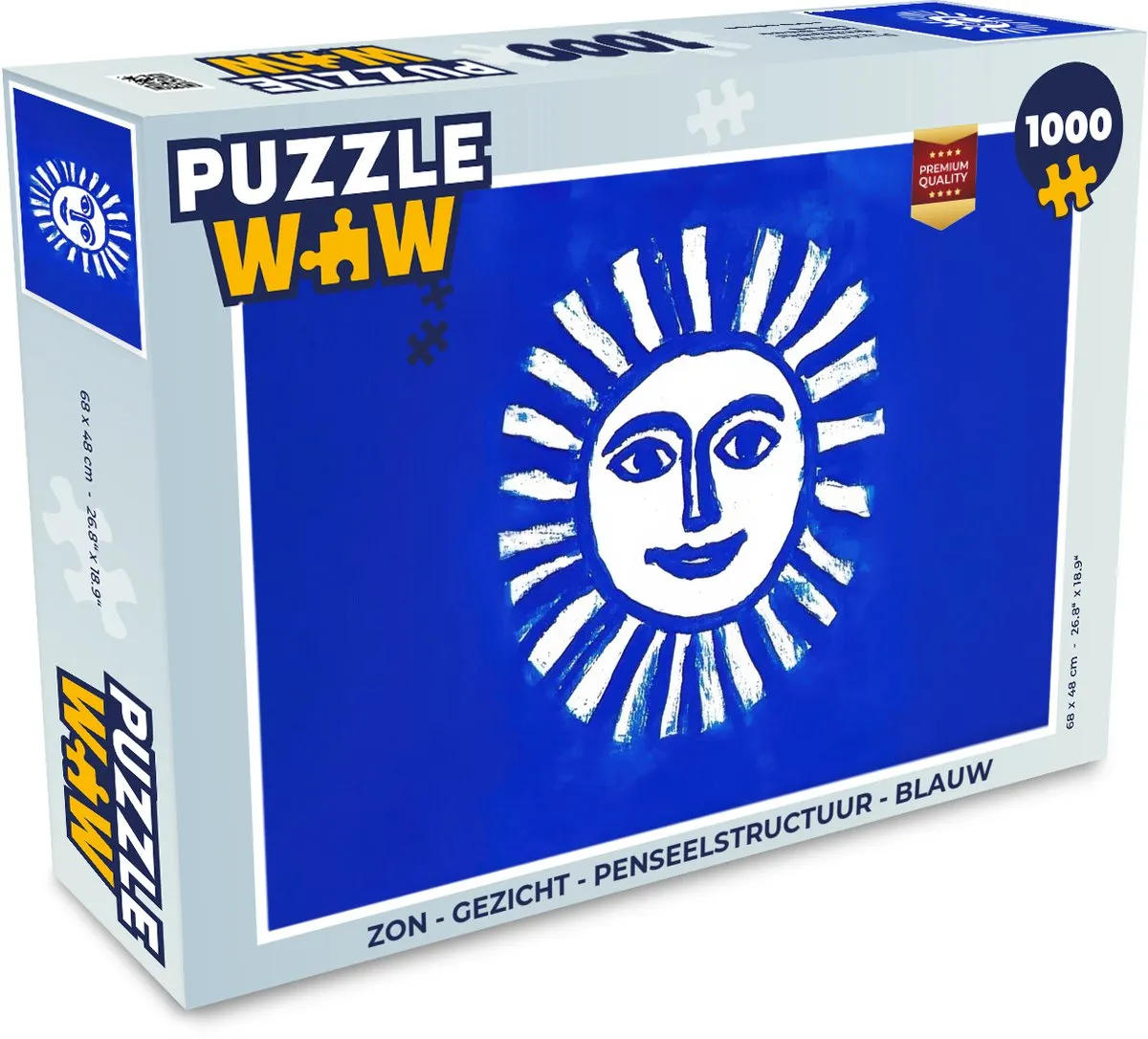 PuzzleWow Zon Gezicht Legpuzzel 1000 Stuks