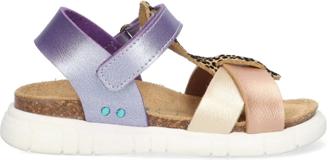 Brenda Beach Sandalen Meisjes Paars Multicolor