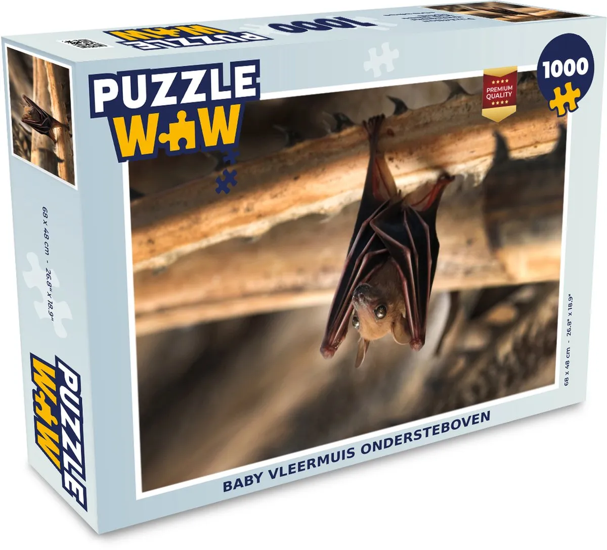 PuzzleWow Vleermuis Legpuzzel 1000 Stuks