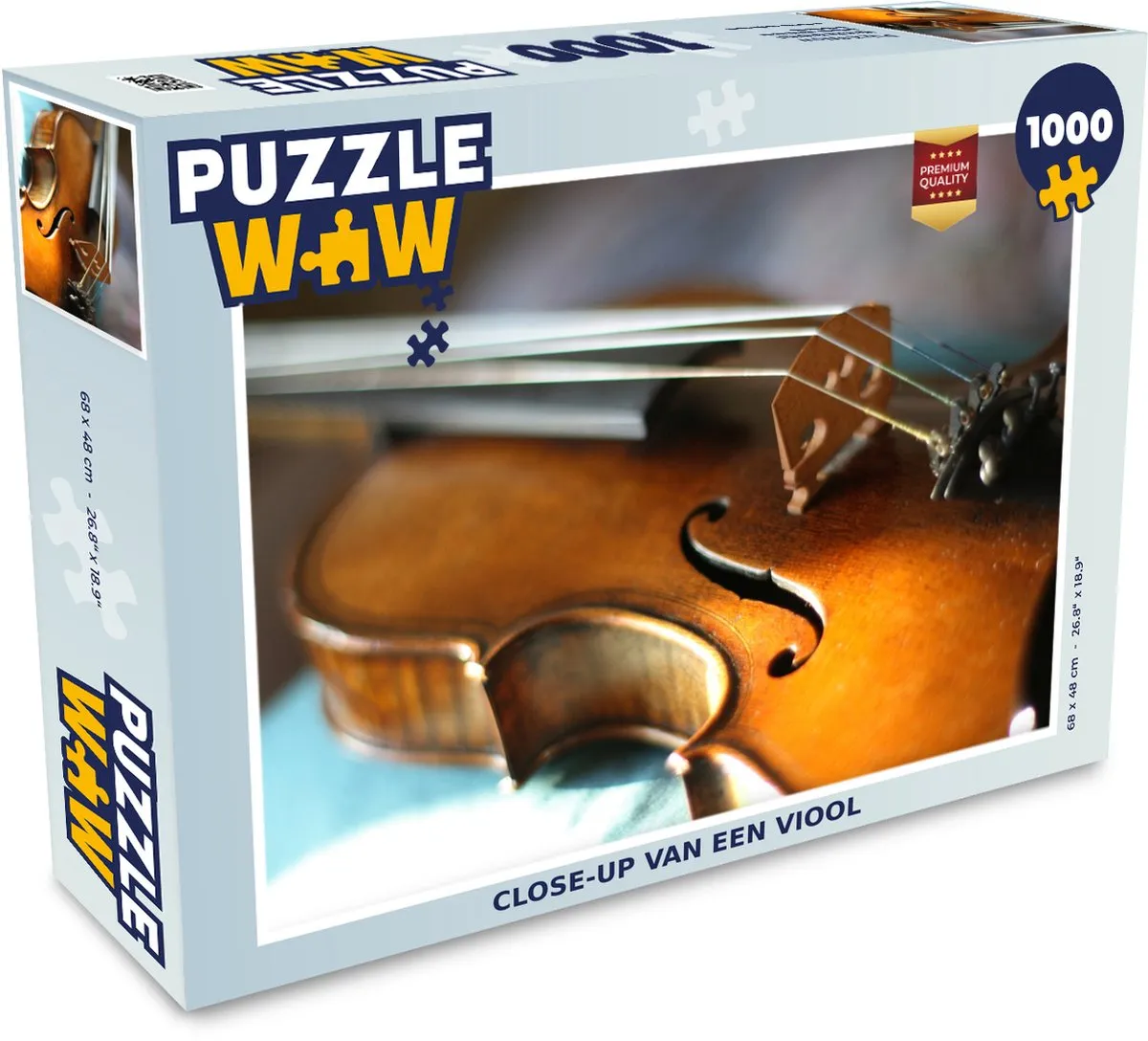 PuzzleWow Viool Legpuzzel 1000 Stuks