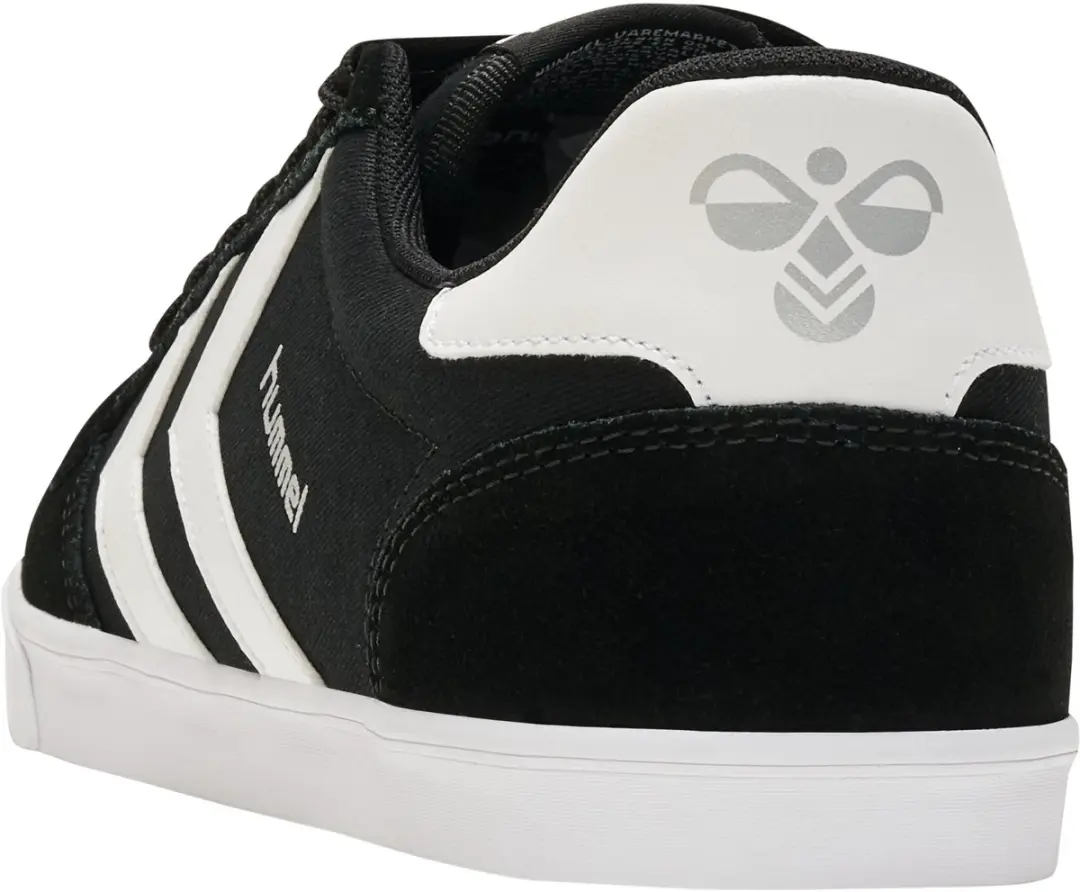 Hummel Slimmer Stadil Low Sneakers - Zwart/Wit - afbeelding 3 van 6