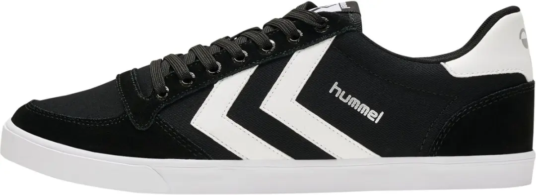Hummel Slimmer Stadil Low Sneakers - Zwart/Wit - afbeelding 2 van 6