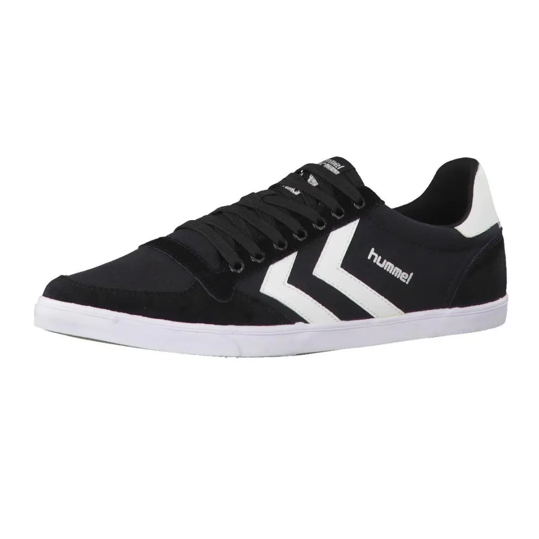 Hummel Slimmer Stadil Low Sneakers - Zwart/Wit - afbeelding 6 van 6
