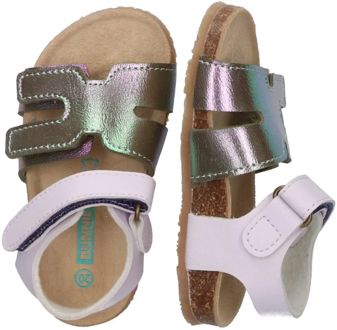 BunniesJR Brooke Beach Platte Sandalen - Paars - afbeelding 6 van 6