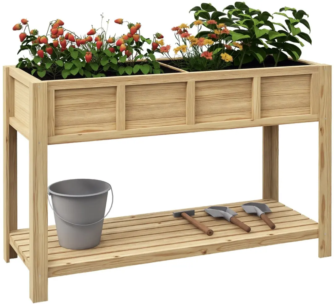 Verhoogde plantenbak van Outsunny