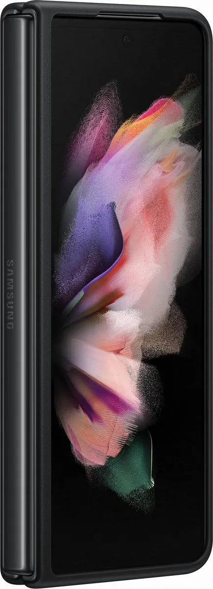 Samsung Galaxy Z Fold3 Lederen Hoesje EF-VF926LBEGWW - Zwart