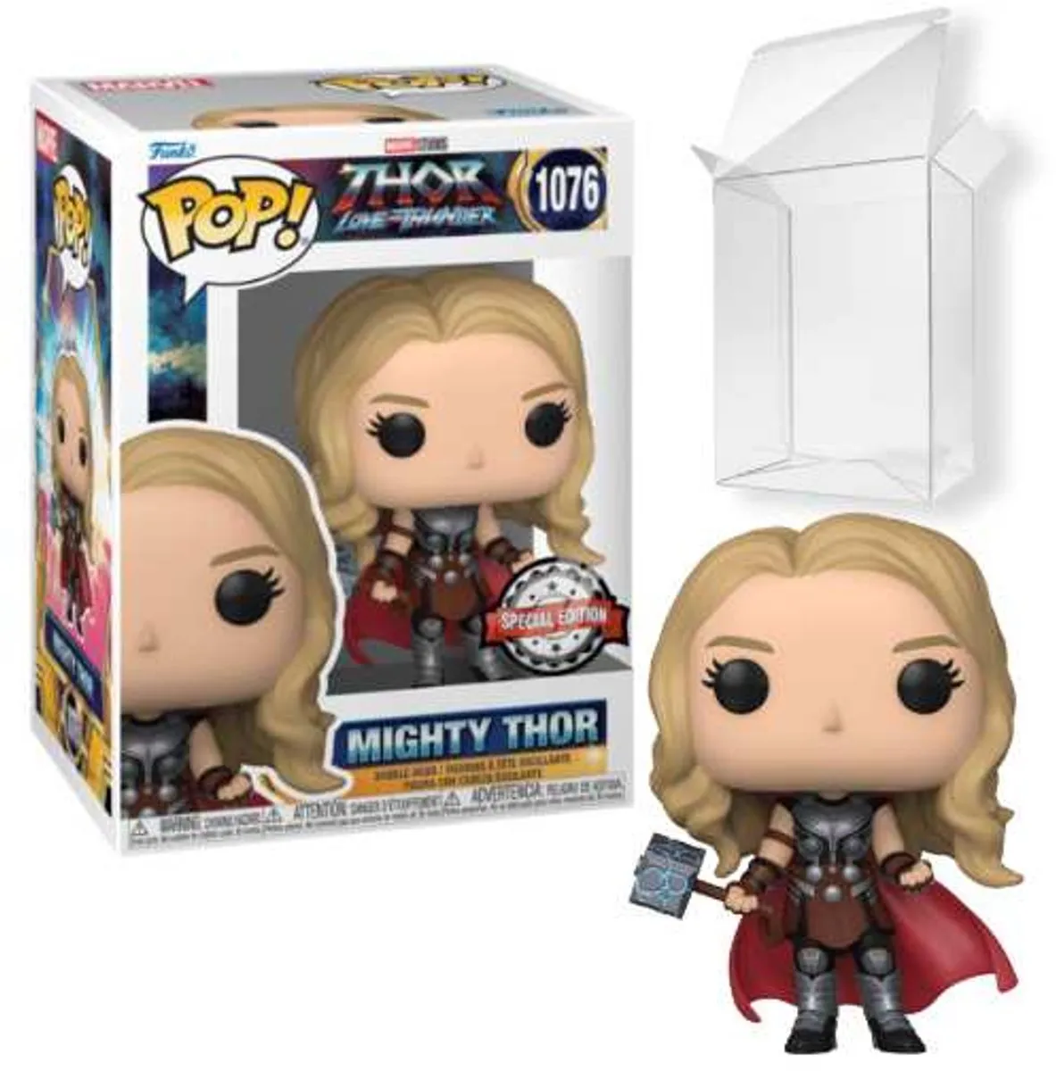 Marvel Funko Thor Mighty Thor POP! 65012 Verzamelfiguur - 9cm Multicolor - afbeelding 6 van 6