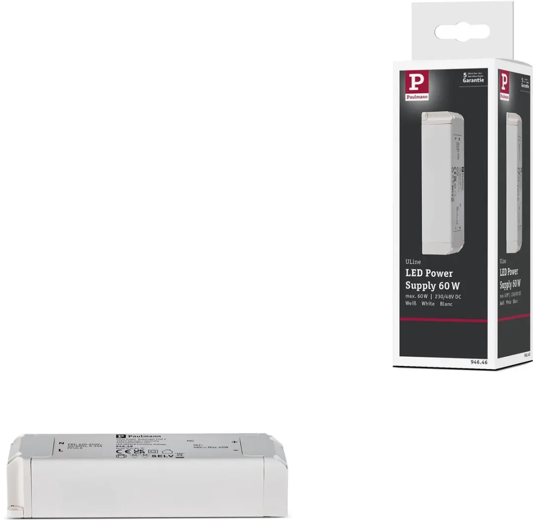 ULine accessoires Trafo 60VA Wit 230/48V 29 mm