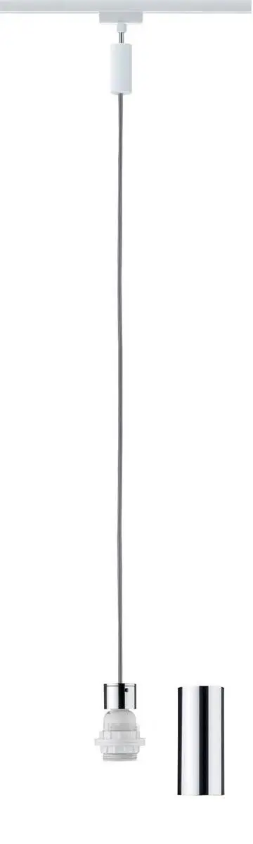 Paulmann Railsysteemlamp E27 20W LED Wit Chroom - afbeelding 5 van 6