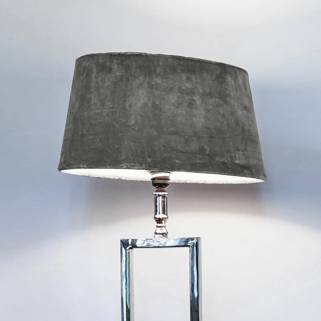Loberon Boffas Lampenkap - 40cm Grijs - afbeelding 4 van 5