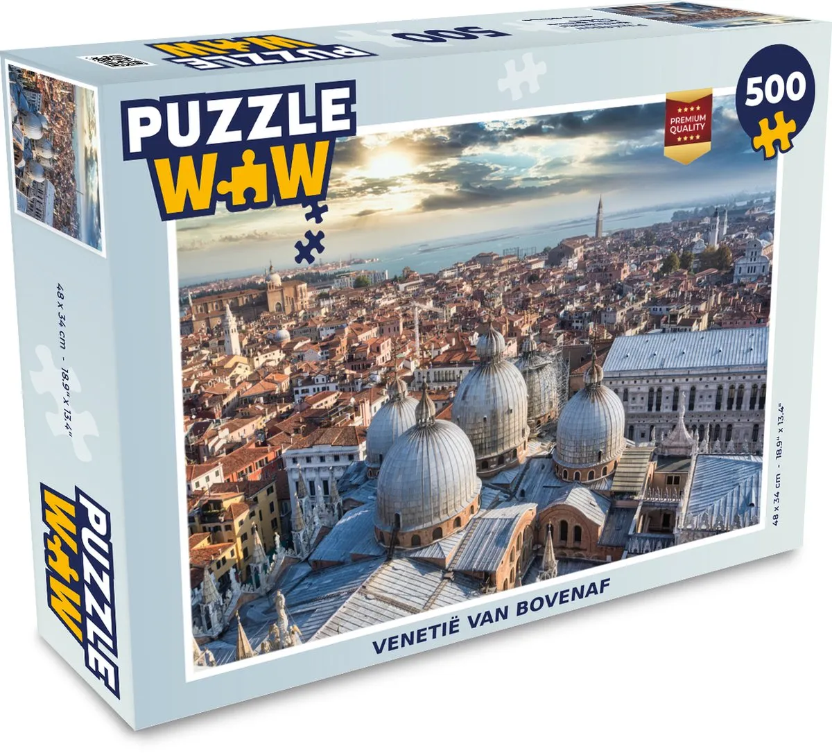 PuzzleWow Architectuur Wolken Venetië Legpuzzel 500 Stuks