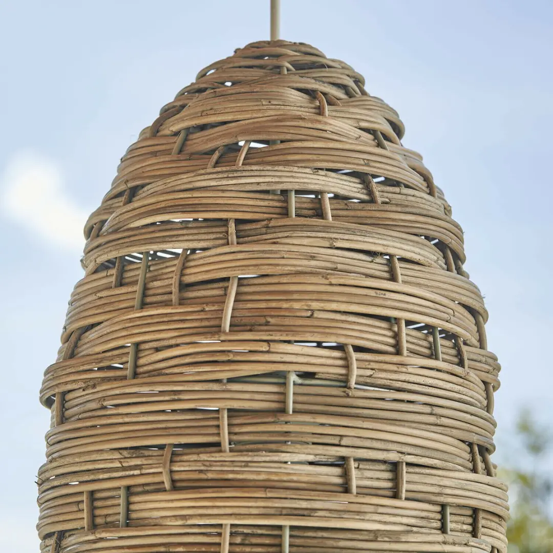 Loberon Melari Lampenkap - 26cm - Bruin - afbeelding 4 van 4