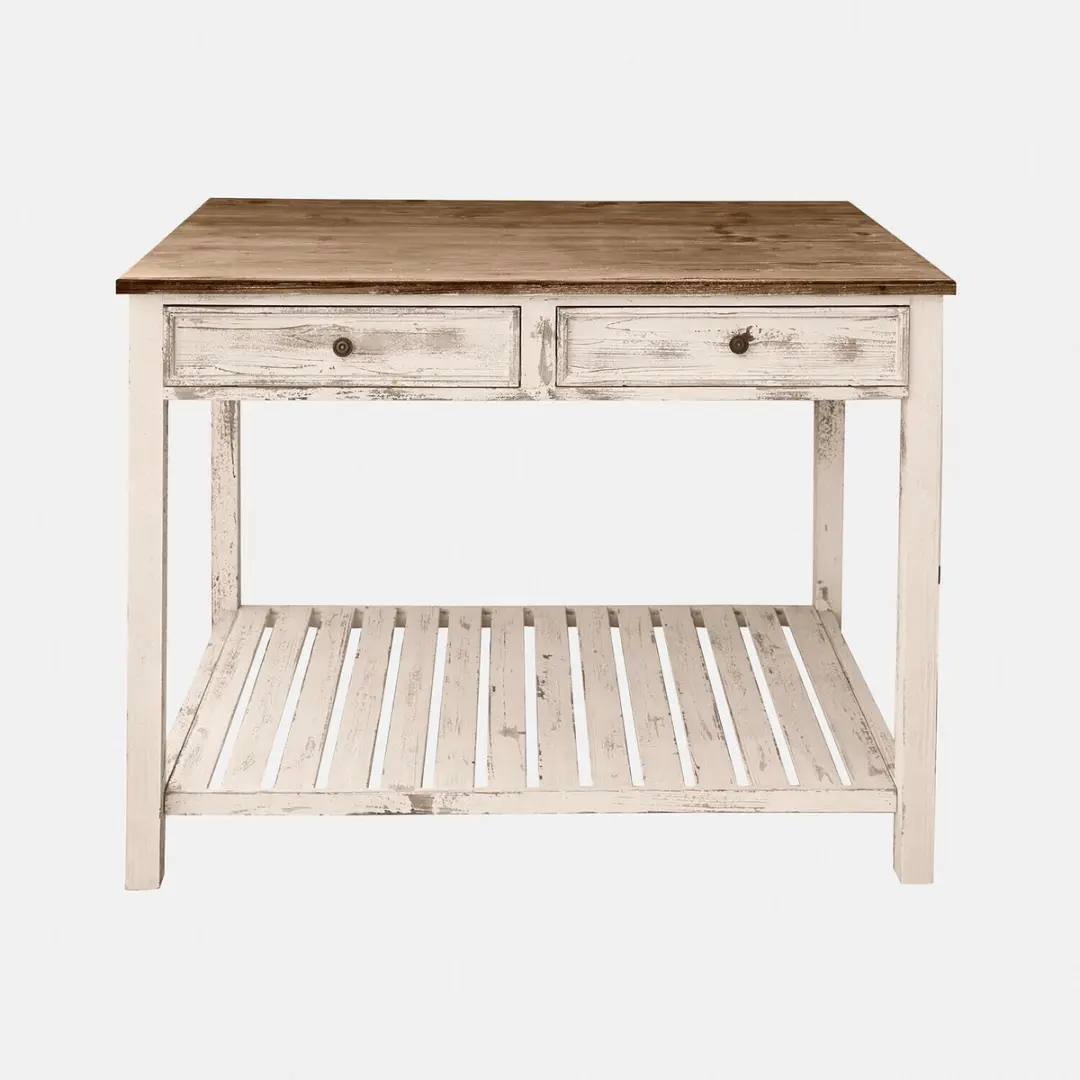 Loberon Mairoux Plantentafel - Antiekwit - afbeelding 2 van 6