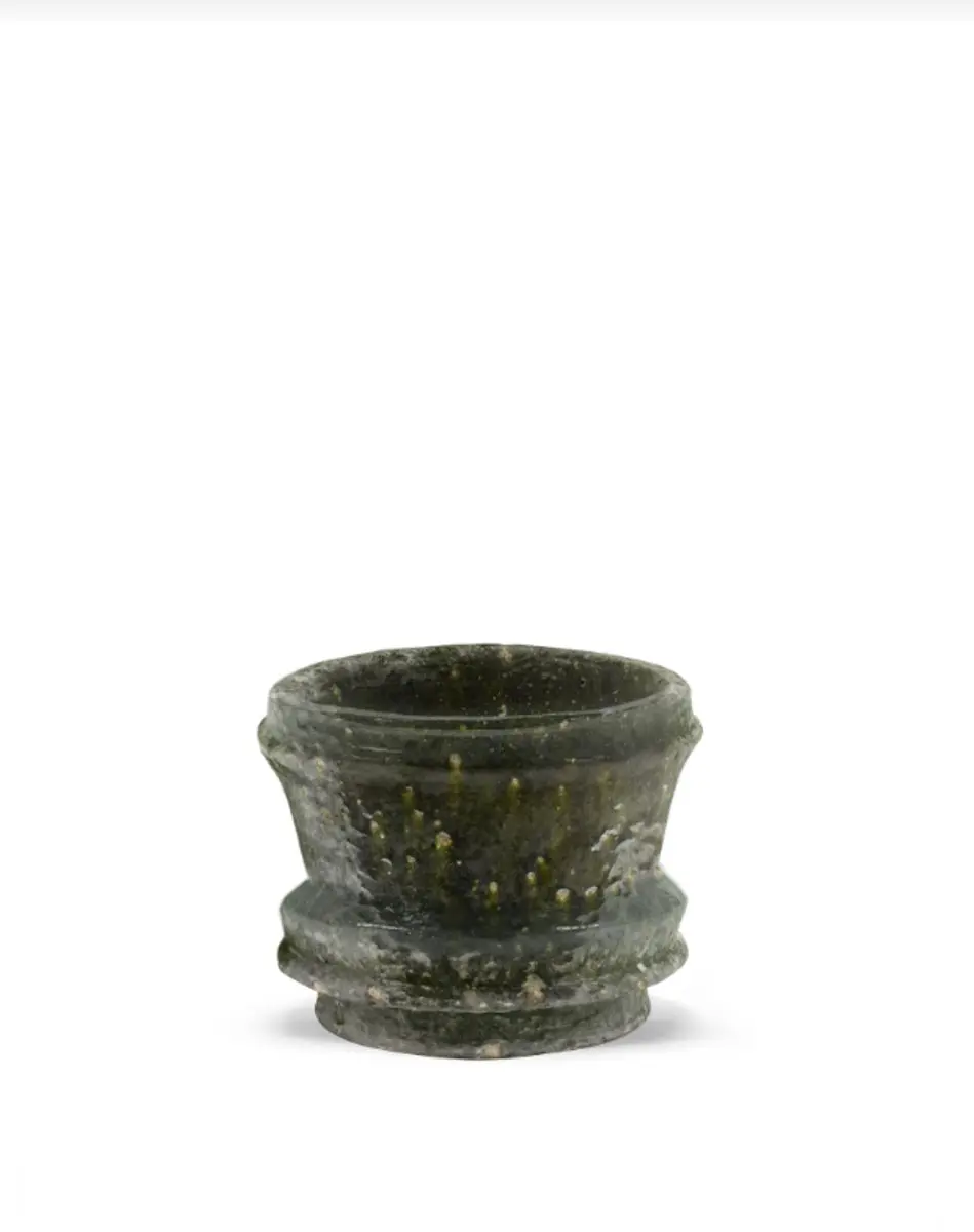 Serax Bloempot Mesa Kelly Wearstler Groen-Donker Groen D 25 cm H 20 cm