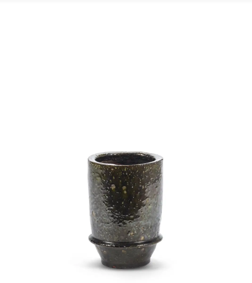 Serax Bloempot-Plantenbak Dune Kelly Wearstler Groen-Donker Groen D 18 cm H 26 cm