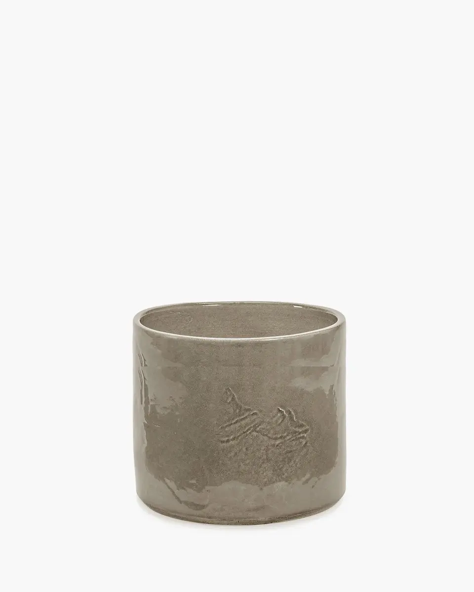 Serax Vincent Van Duysen Vaso bloempot D22cm H19cm grijs