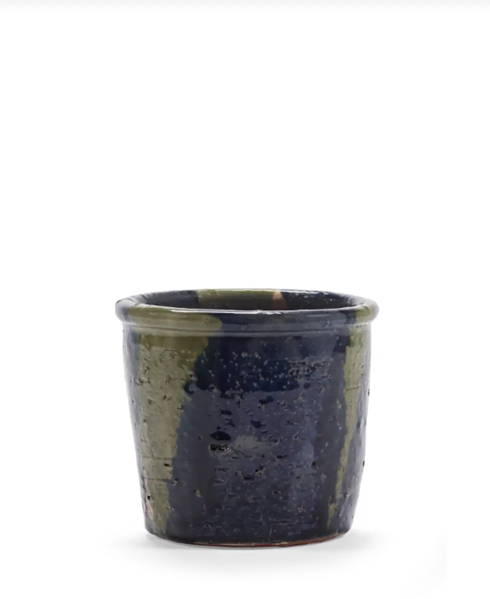 Serax Bloempot Blauw-Multicolour D 15 cm H 13 cm