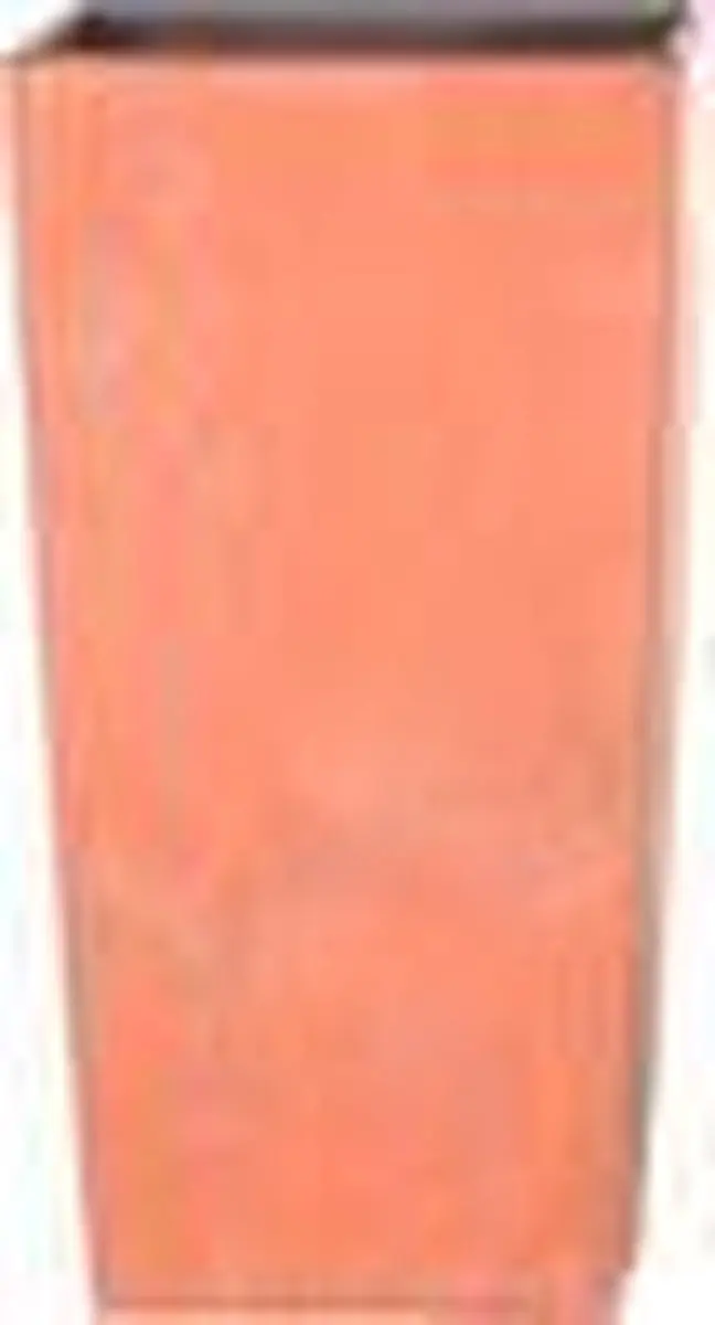 Hoge bloempot 19 l ProsPlust Urbi Square Effect Plastic met Terracotta Storting