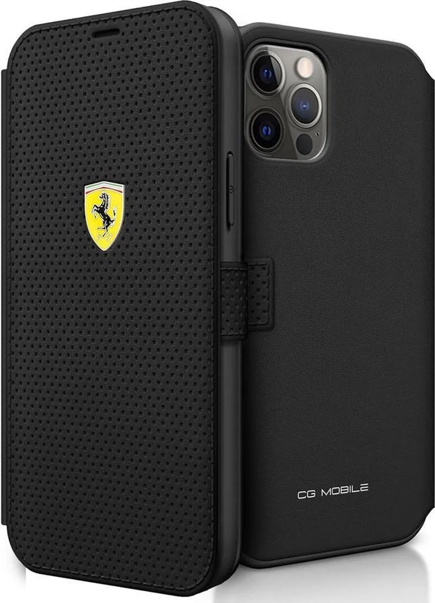 Ferrari iPhone 12 Pro Max Bookcase Hoesje
