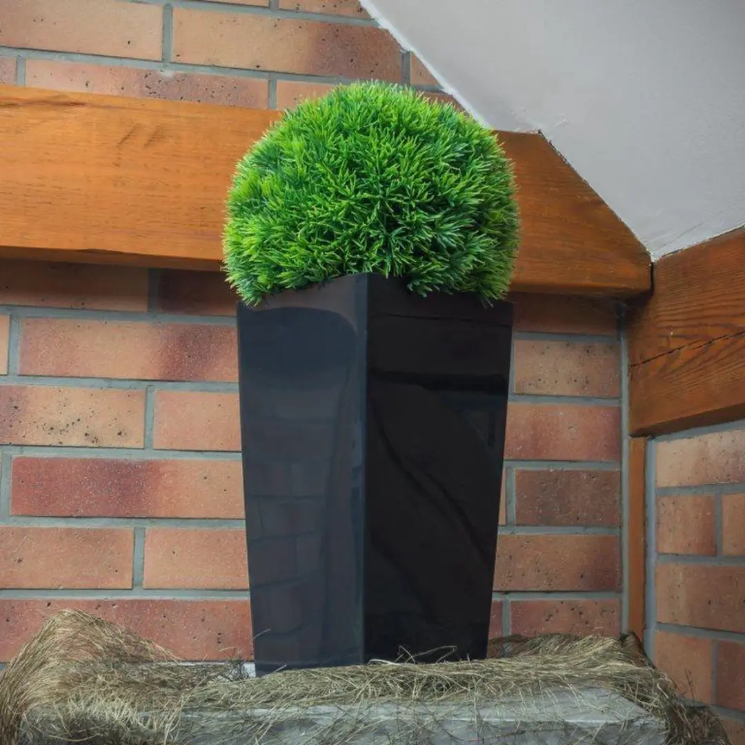 Prosperplast Urbi Square Bloempot 22x42cm Antraciet - afbeelding 4 van 5