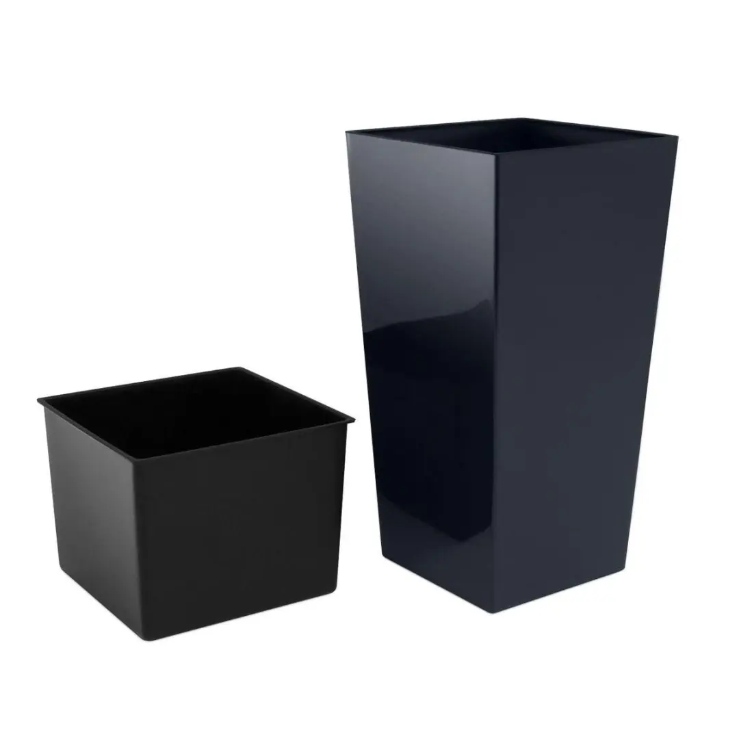Prosperplast Urbi Square Bloempot 22x42cm Antraciet - afbeelding 2 van 5