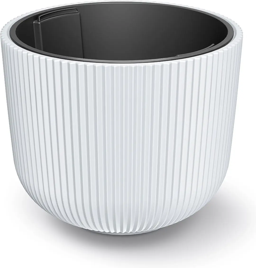 Bloempot Rond Milly L 47cm WIT Prosperplast