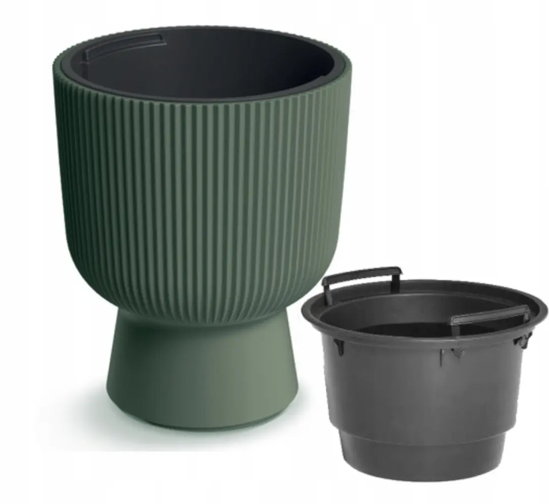 Milly Bloempot met Inzet op Poothoogte 30.5cm