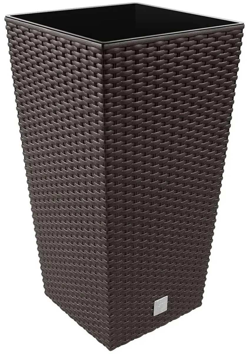 Prosperplast Rato Bloempot - 32.5x32.5x61cm - Bruin