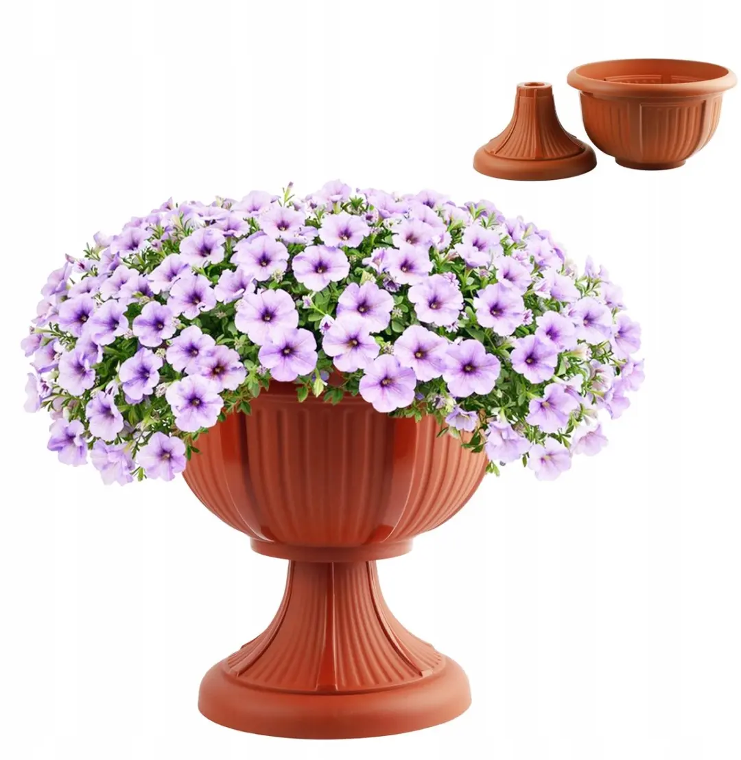 Terracotta Pot met Voet 31cm