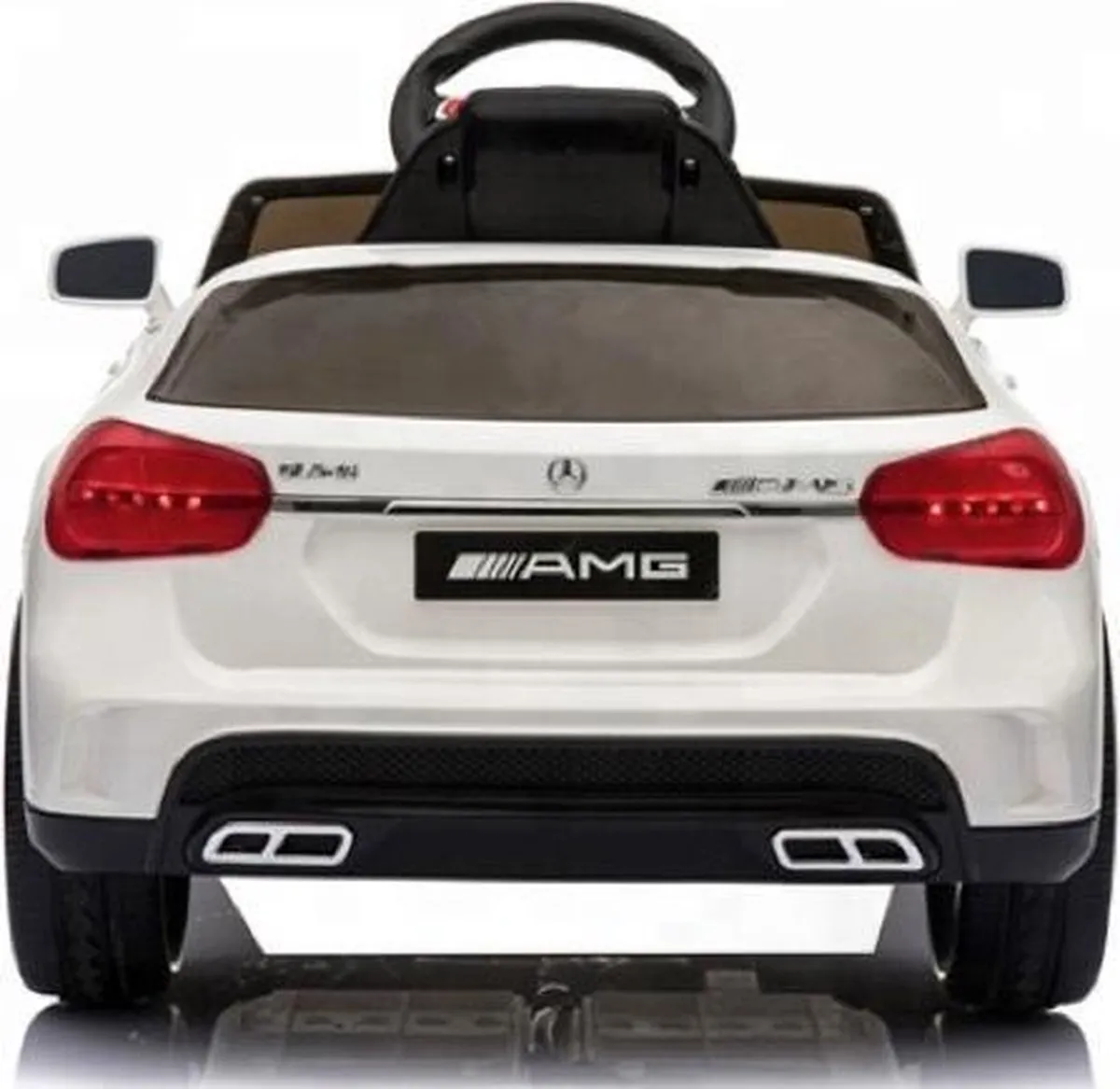 Mercedes-Benz GLA45 AMG Elektrische Kinderauto 12V - Wit