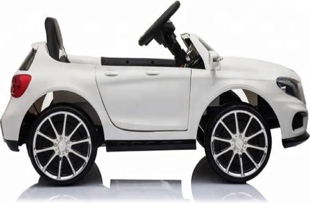 Mercedes-Benz GLA45 AMG Elektrische Kinderauto 12V - Wit