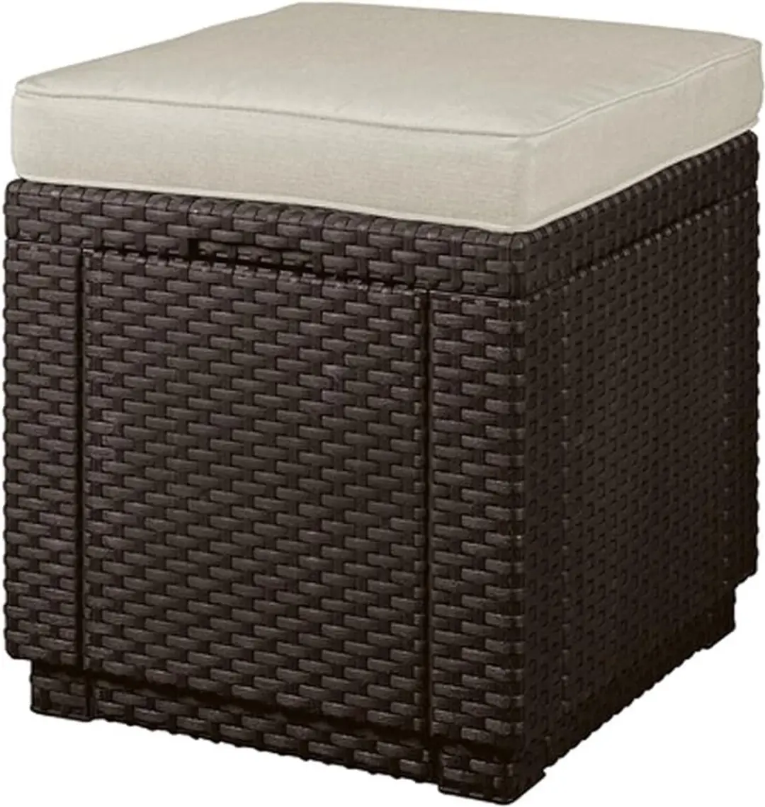 Keter Cube Tuinstoel Bruin