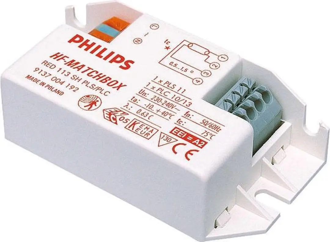Philips HF-Matchbox Red 124 Voorschakelapparaat - afbeelding 4 van 4