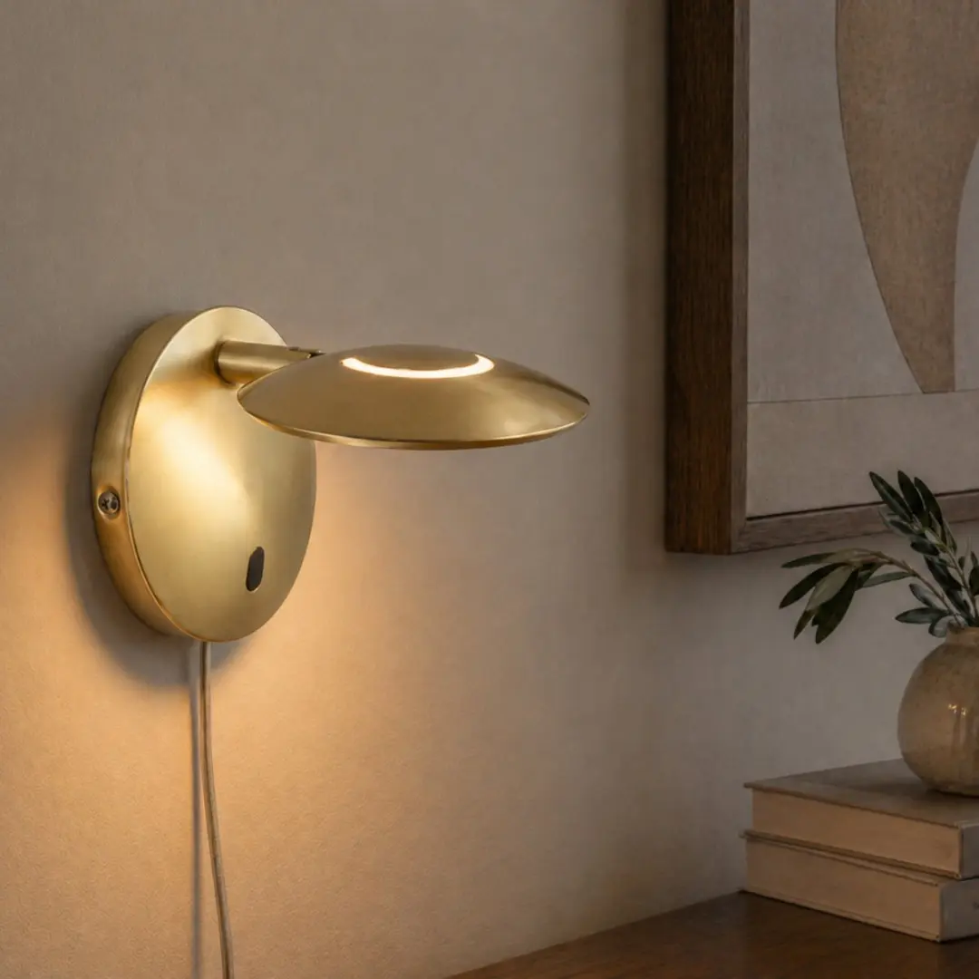 Steinhauer Zenith2 LED Wandlamp 8W - Goud - afbeelding 6 van 6