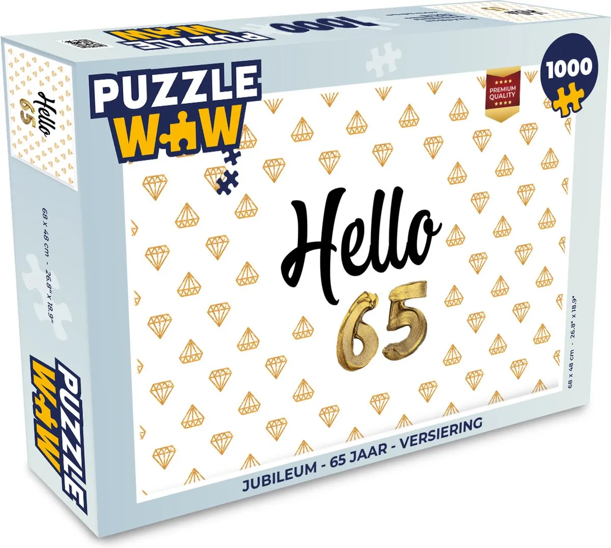 PuzzleWow Jubileum Legpuzzel 1000 Stuks
