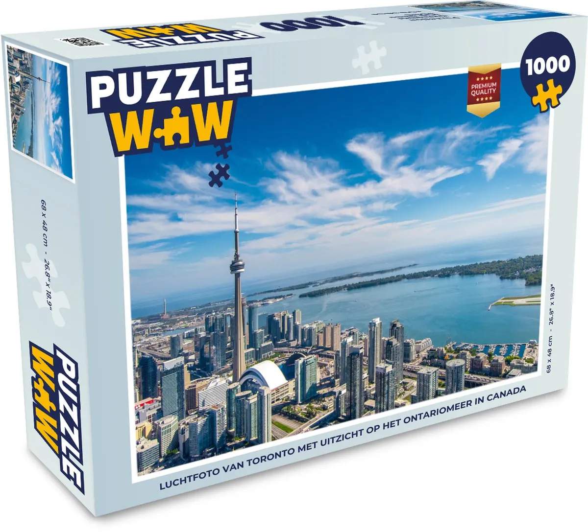PuzzleWow Toronto Ontariomeer Legpuzzel 1000 Stuks