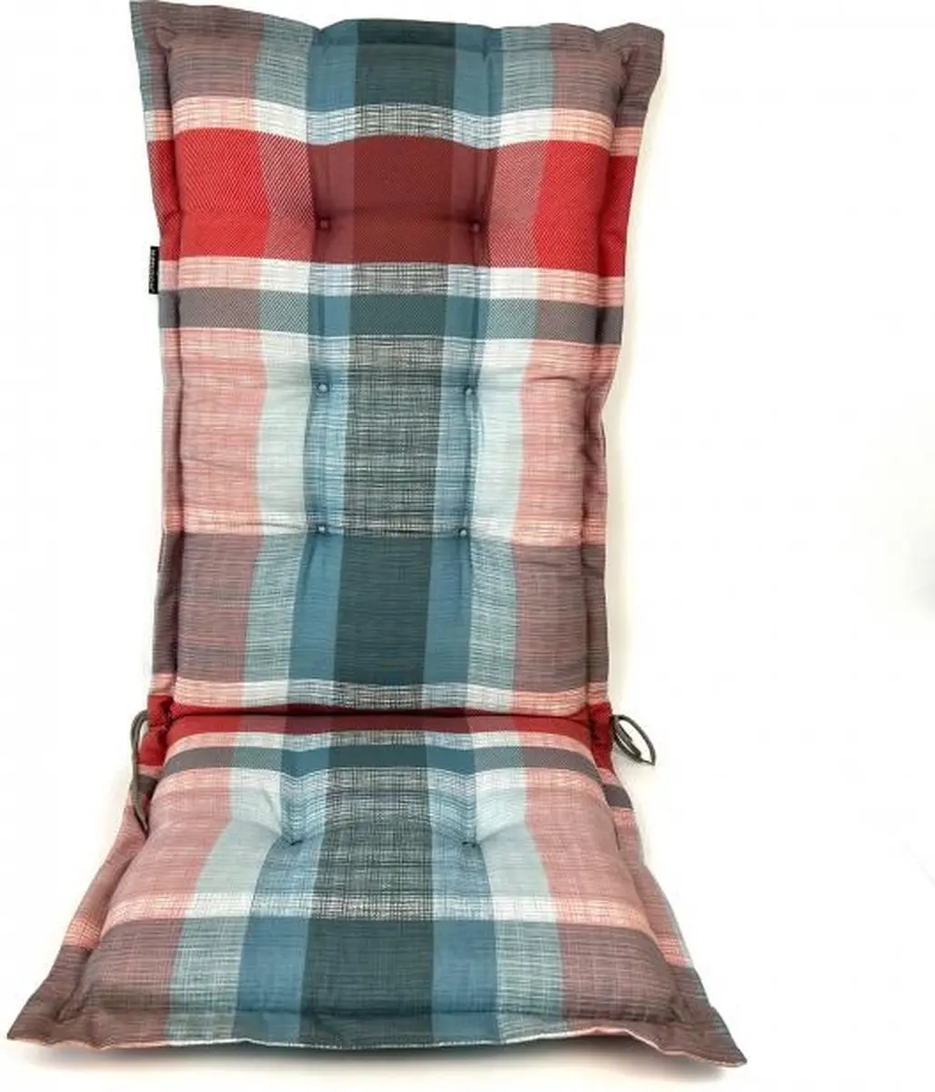 Madison Tuinstoelkussen hoge rug 50x123 cm Wilson red