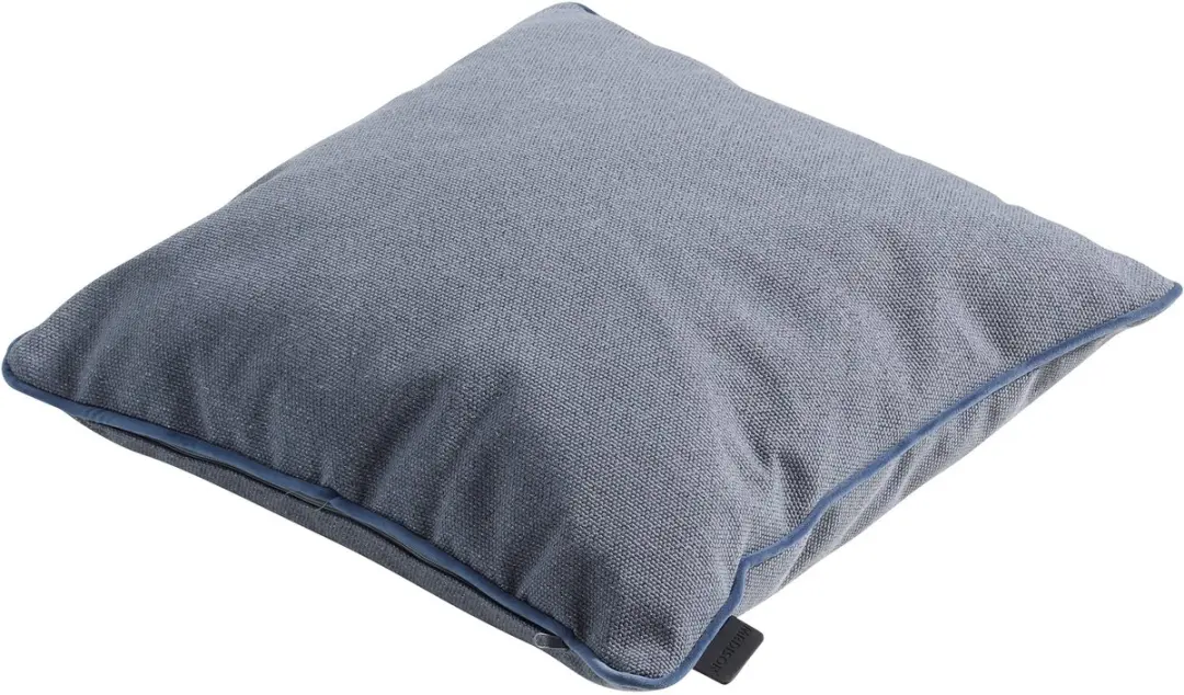 Sierkussen paspel ca.45x45cm Outdoor Manchester denim grey