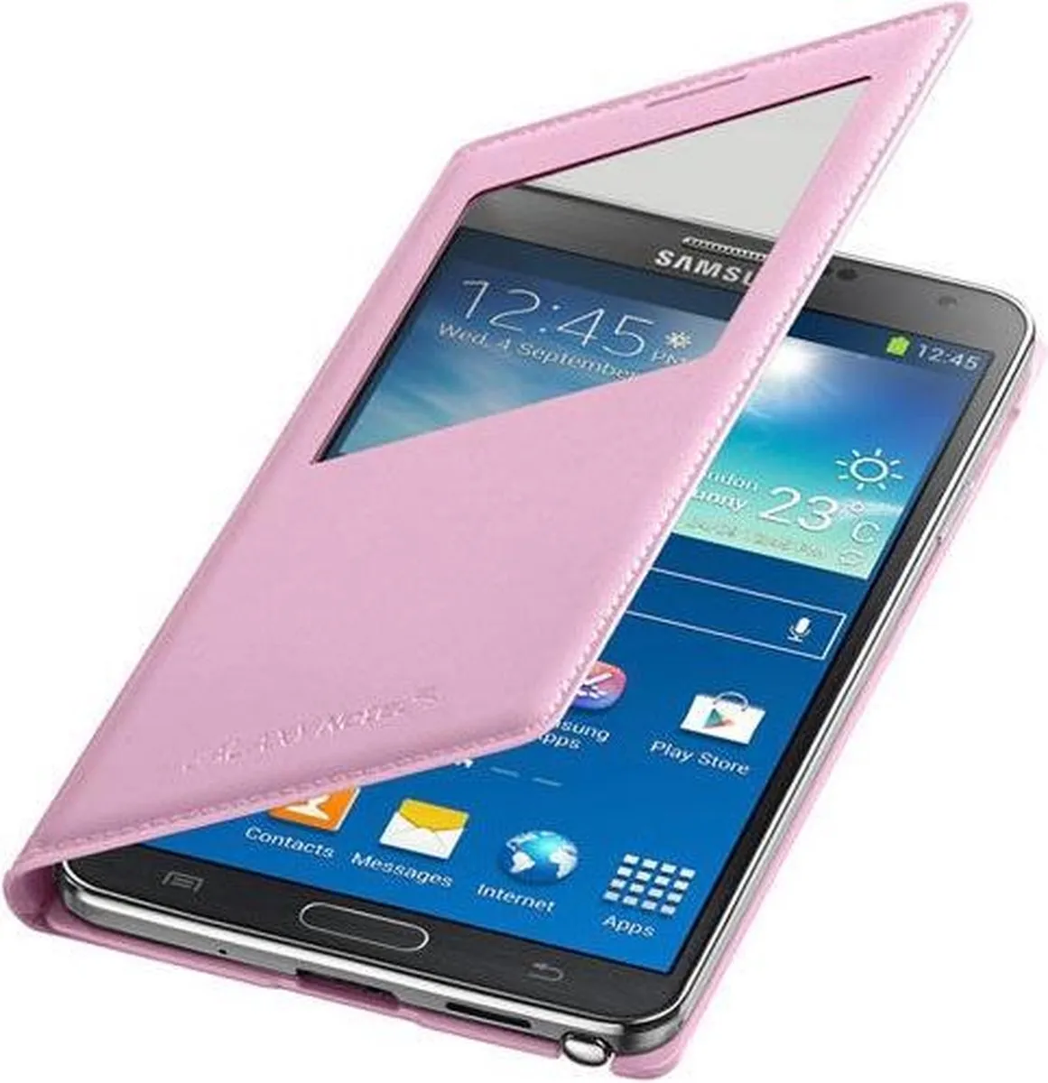Samsung S View Cover Galaxy Note3 - Roze
