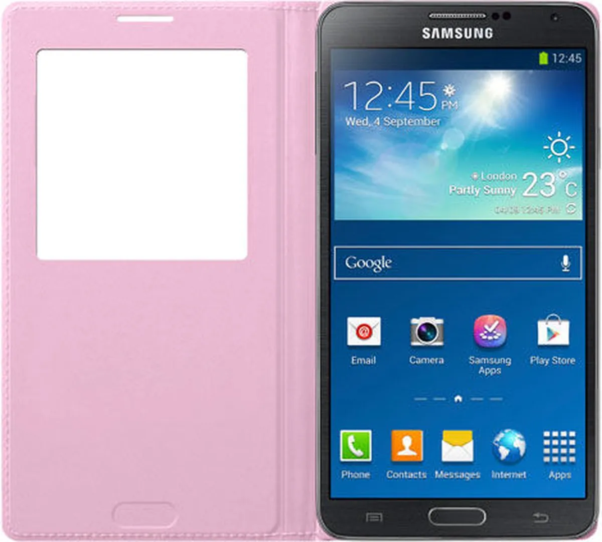 Samsung S View Cover Galaxy Note3 - Roze