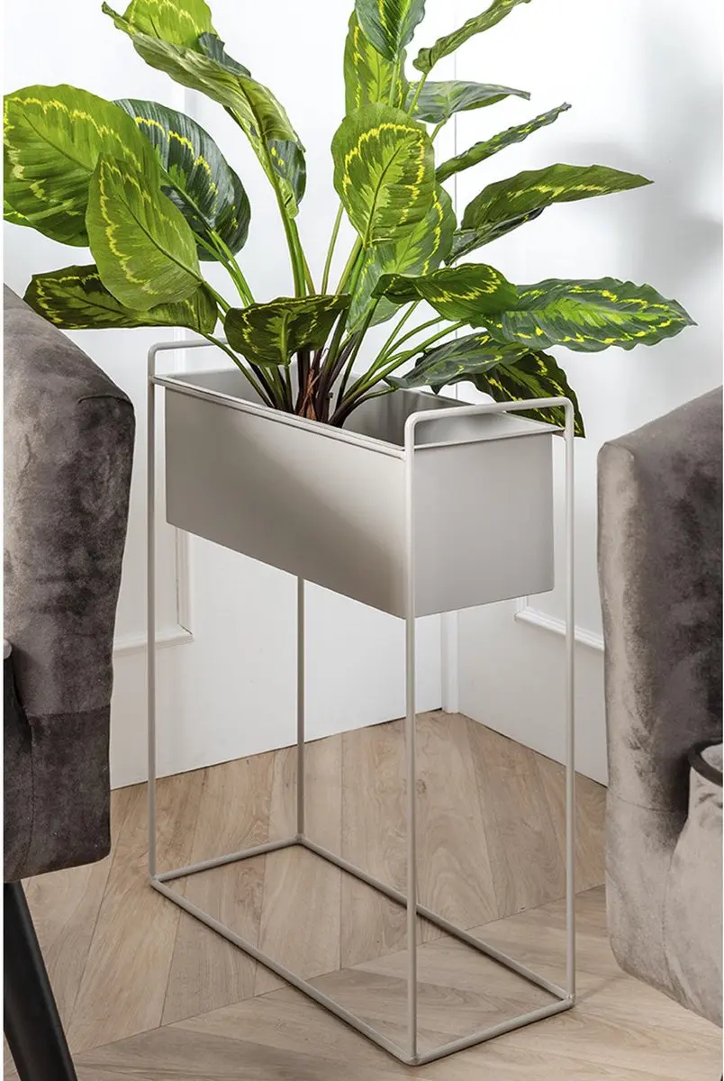 Present Time Essence Plantenpot - IJzer Warm Grijs - 51x24x65cm - afbeelding 3 van 6