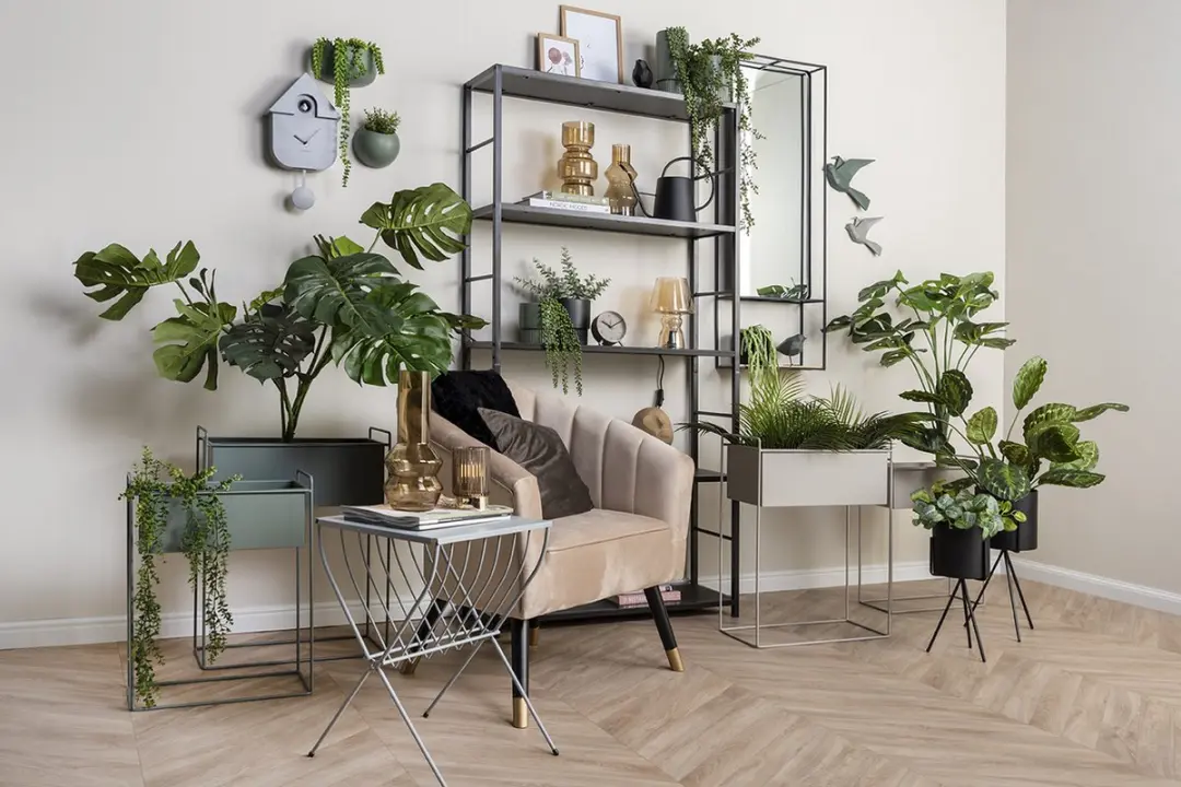 Present Time Essence Plantenpot - IJzer Warm Grijs - 51x24x65cm - afbeelding 2 van 6