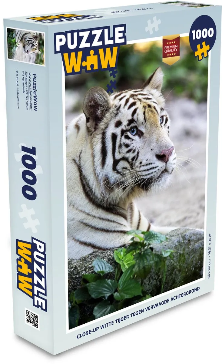 PuzzleWow Tijger Legpuzzel 1000 Stuks