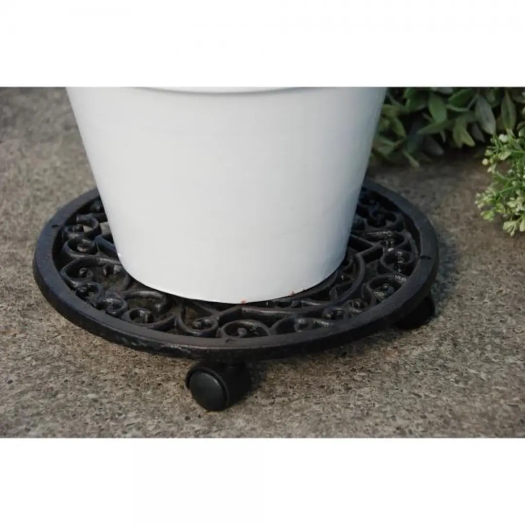 Esschert Design Planttrolley Gietijzer 29cm - afbeelding 4 van 6