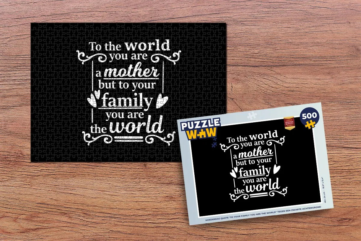PuzzleWow Legpuzzel 500 Stuks - Multicolor - MPN 6017214623646