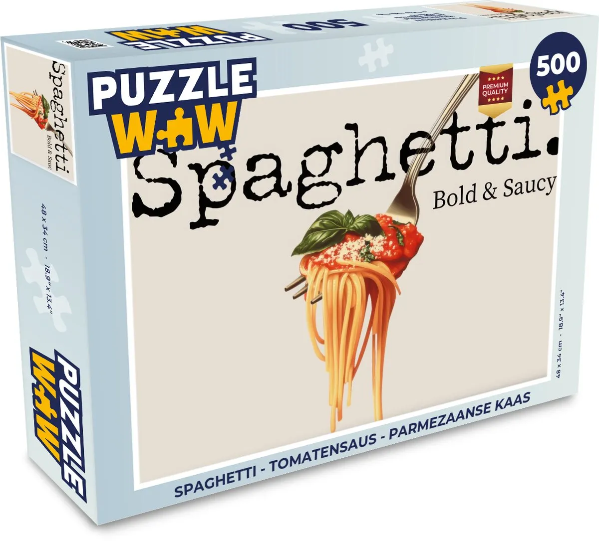 PuzzleWow Spaghetti Puzzel 500 Stuks