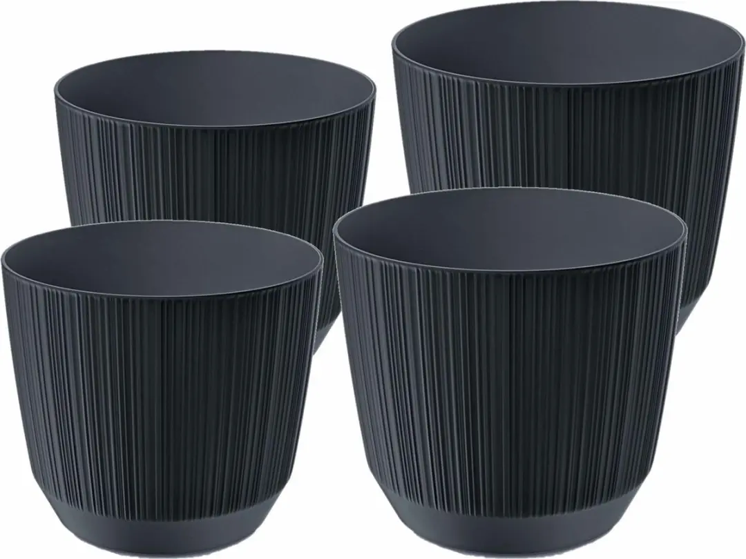 Prosperplast plantenpotten/bloempotten Carf Stripe