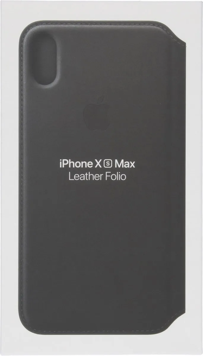 Apple Folio Hoesje MRX22ZM/A - iPhone Xs Max - Zwart - afbeelding 6 van 6