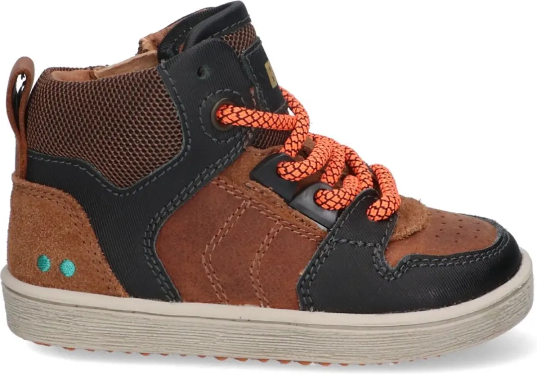 Pascal Pit Hoge Sneakers Jongens Zwart