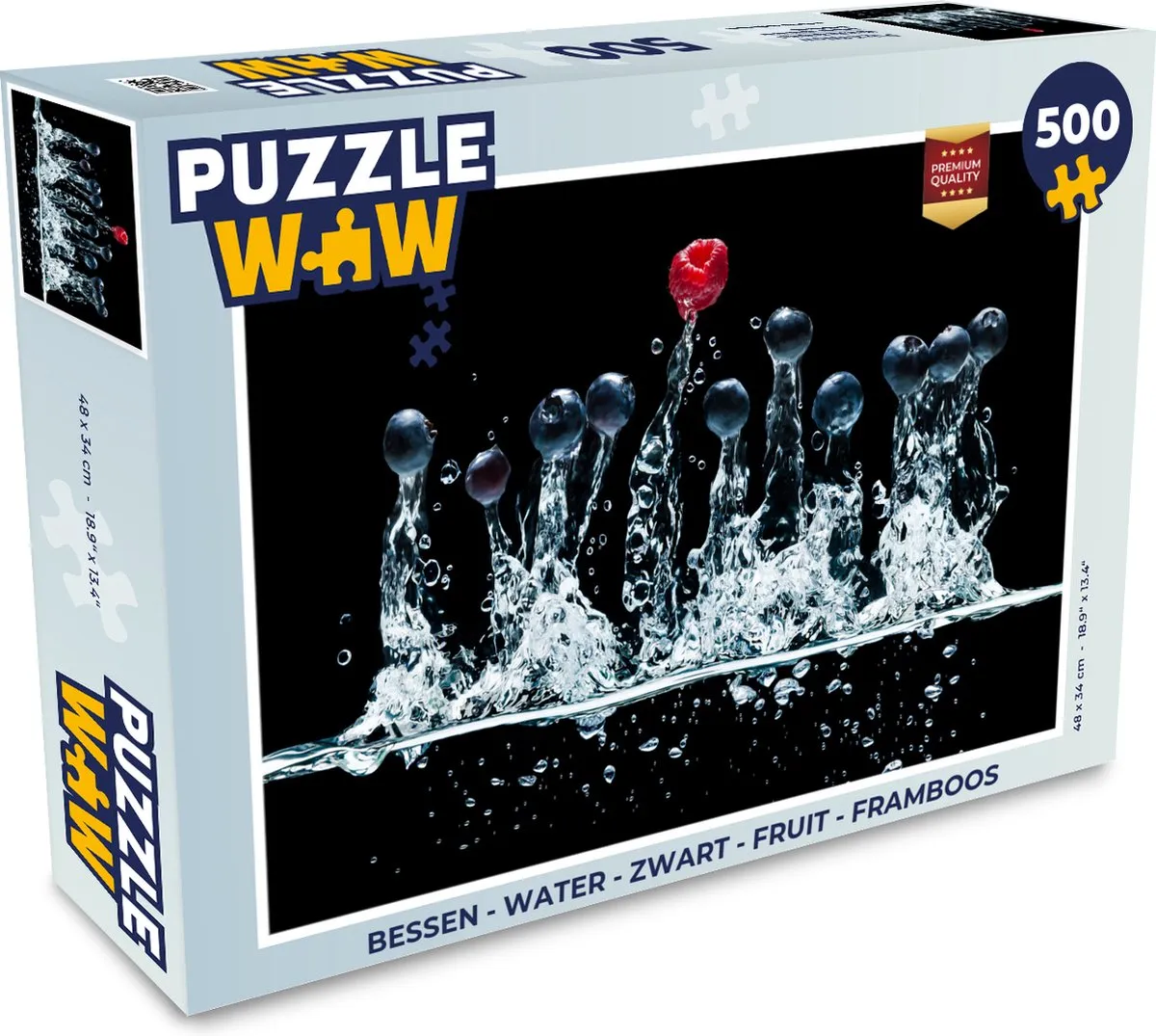 PuzzleWow Framboos Legpuzzel 500 Stuks